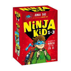 ESTUCHE NINJA KID 1, 2 Y 3 (DE TIRILLAS A NINJA  EL NINJA VOLADOR  EL RAYO NIN