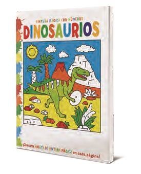 PINTURA MÁGICA CON NÚMEROS: DINOSAURIOS