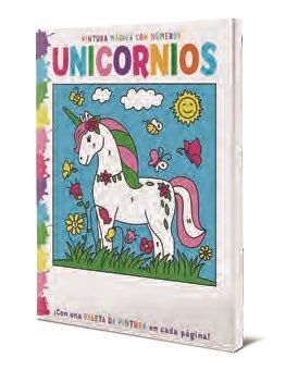 PINTURA MÁGICA CON NÚMEROS: UNICORNIOS